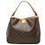 Borsa a tracolla Louis Vuitton Monogram Delightful MM Marrone