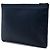 Clutch Chanel Boy O Case Large in pelle d'agnello bicolore blu - vista 2