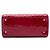 Borsa Lady Dior Medium in pelle verniciata Cannage rossa Dior - vista 3