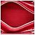 Borsa Lady Dior Medium in pelle verniciata Cannage rossa Dior - vista 4