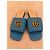 Gucci Marmont Mules in pelle matelassé blu - vista 3