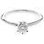 Autre Marque Tiffany Classic Solitaire Platin-Diamant-Bandring
