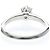 Autre Marque Tiffany Classic Solitaire Platin-Diamant-Bandring - Ansicht 8