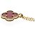 Collana Sweet Alhambra Van Cleef & Arpels in oro rosa e corniola - vista 3