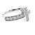 Autre Marque Anello Tiffany T One Diamanti in Oro Bianco - vista 9
