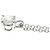 Autre Marque Tiffany Solitär-Diamantcollier aus Platin - Ansicht 3