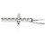 Autre Marque Collana Vendome Aoyama Cross Diamond Necklace - vista 3