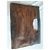 Autre Marque Clutch Hyde in pelle e pelliccia marrone - vista 2