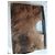 Autre Marque Clutch Hyde in pelle e pelliccia marrone - vista 6