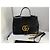 Gucci GG Marmont Borsa a Mano Top Handle in Pelle Nera - vista 15