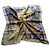 Autre Marque Maggy Rouff Seidenschal mit floralem Muster