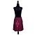 D&G Dolce & Gabbana Falda Mini Brocada Bordeaux Strass