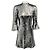 Autre Marque HVN Ashley Sequined Mini Dress Metallic Silver