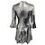 Autre Marque HVN Ashley Sequined Mini Dress Metallic Silver - Ansicht 3