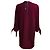 Abito midi in crepe a maniche lunghe Tibi Burgundy - vista 3