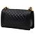 Borsa a tracolla Chanel Boy Flap in pelle d'agnello matelassé, Old Medium, Nera - vista 2