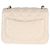 Borsa Mini Square Flap Chanel in pelle d'agnello matelassé beige - vista 2