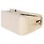 Borsa Mini Square Flap Chanel in pelle d'agnello matelassé beige - vista 6