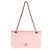 Borsa Chanel Pink Quilted Caviar Medium Classic Double Flap Bag - vista 5