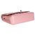 Borsa Chanel Pink Quilted Caviar Medium Classic Double Flap Bag - vista 7
