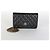 Portafoglio Chanel Black Quilted Caviar CC Wallet On Chain - vista 8