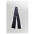 Hermès Bleu Marine Gris Argent Marine Les Cles A Pois Silk Fringe Twilly - vista 5
