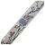 Hermès Creme Gris Perle Multicolore Silk Lambskin Les Cles A Pois Fringe Twilly - vista 2