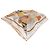 Hermès Blanc Orange Cuit Jaune Silk Cashmere Thalassa Shawl 140 - vista 3