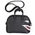 Hermès Mini Bolide Shark Bag Charm in Swift Nero - vista 2