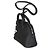 Hermès Mini Bolide Shark Bag Charm in Swift Nero - vista 3