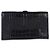 Hermès Blue Marine Matte Mississippi Alligator Mini Jige Clutch - vista 2