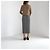 Weekend Max Mara Saia Midi Plissada em Lã Cinza - vista 7