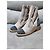 Stivaletti Chanel da donna in camoscio beige - vista 2