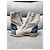 Stivaletti Chanel da donna in camoscio beige - vista 6