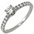 Cartier Solitärring aus Platin