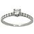 Cartier Solitärring aus Platin - Ansicht 2