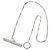 Bracciale con Charm Gucci in Oro Bianco - vista 3