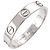 Anello Cartier Mini Love in platino - vista 4