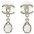 Orecchini a goccia Chanel Coco Mark Crystal Stone