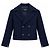 Weekend Max Mara verkürzte Wolljacke Navyblau