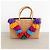 Autre Marque Nannacay Raffia Tote Bag with Multicoloured Tassels - view 2