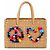 Autre Marque Nannacay Stroh-Tote-Bag mit Pompons