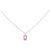 Autre Marque Platin-Saphir-Diamant-Halskette