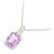 Autre Marque Platin-Saphir-Diamant-Halskette - Ansicht 3