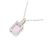 Autre Marque Platin-Saphir-Diamant-Halskette - Ansicht 4