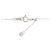 Autre Marque Platin-Saphir-Diamant-Halskette - Ansicht 5