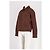 Autre Marque LEATHER Chaqueta de cuero marrón - vista 4