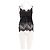 Autre Marque Top cropped nero con pizzo HERSKIND