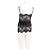 Autre Marque Top cropped nero con pizzo HERSKIND - vista 2