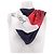 Sciarpa di seta Tommy Hilfiger X The Plaza Blu navy